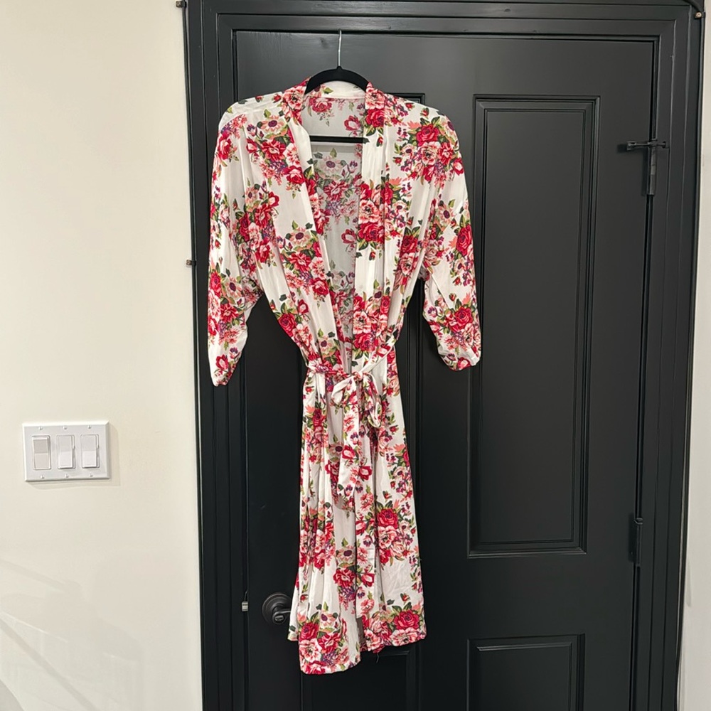 Floral Bride/Bridesmaid Robe
